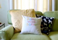 5 Minute Pillow Craft using Chalk Couture